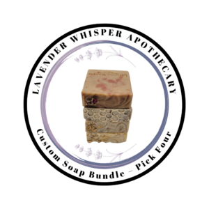 Lavender Whisper Artisan Soap Collection – Pick Four handcrafted soap bars