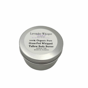 100% Organic Pure Grass-Fed Whipped Tallow Body Butter