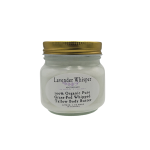 100% Organic Pure Grass-Fed Whipped Tallow Body Butter