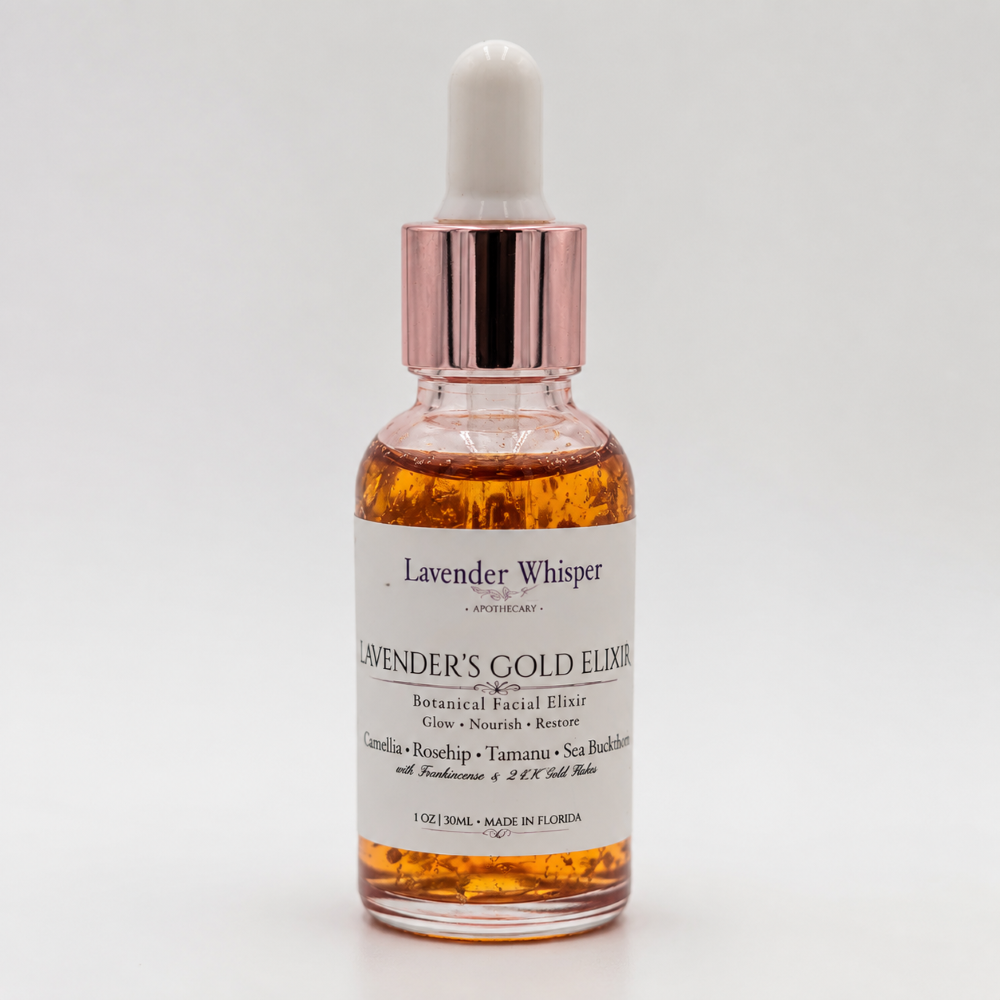 Lavender's Gold Elixir Botanical Facial Elixir by Lavender Whisper Apothecary